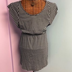 Cute ROXY Dress Blue & Black Striped